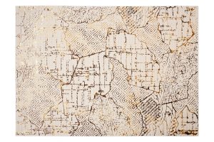 Covor Golden Crem Auriu Patchwork