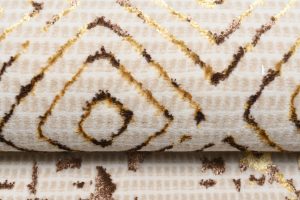 Covor Golden Crem Auriu Patchwork