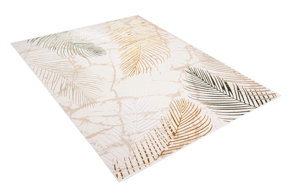 Covor Golden Crem Verde Frunze