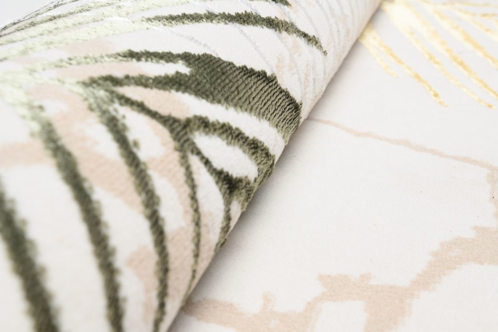 Covor Golden Crem Verde Frunze