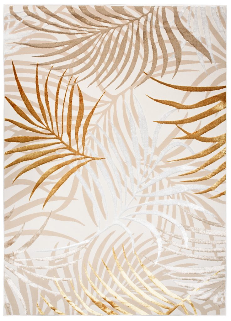 Covor Golden Crem Auriu Bej Frunze