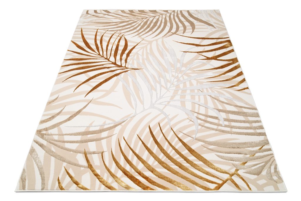 Covor Golden Crem Auriu Bej Frunze