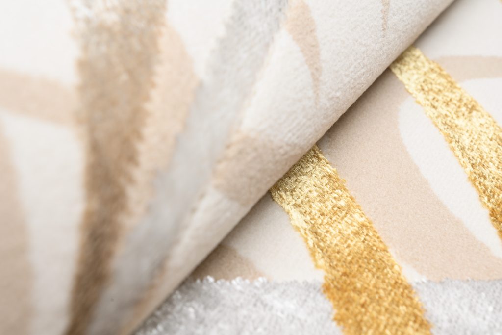 Covor Golden Crem Auriu Bej Frunze