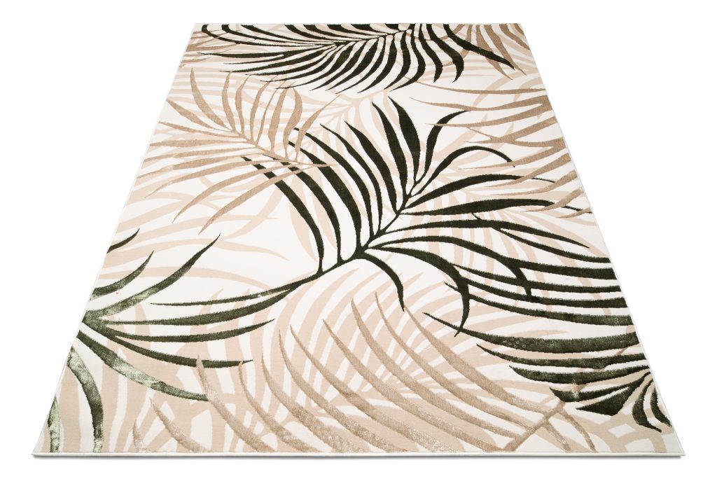 Covor Golden Crem Bej Verde Frunze