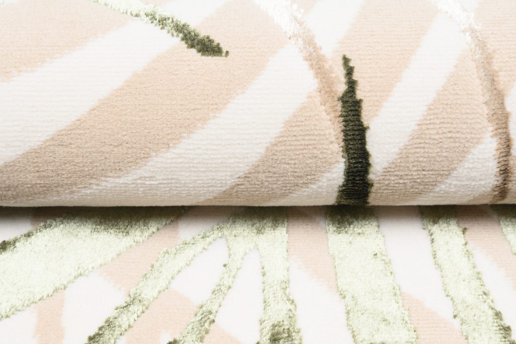 Covor Golden Crem Bej Verde Frunze