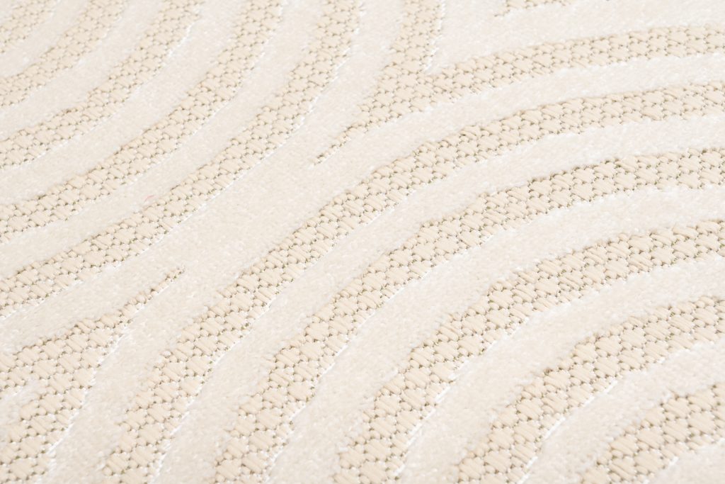 Covor de Exterior Patio Crem Modern