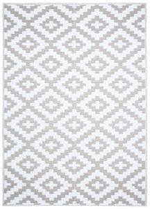 Covor Ibiza Outdoor reversibil impermeabil gri alb