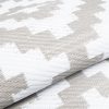 Covor Ibiza Outdoor reversibil impermeabil gri alb
