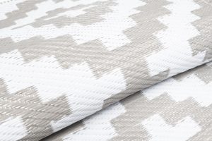 Covor Ibiza Outdoor reversibil impermeabil gri alb