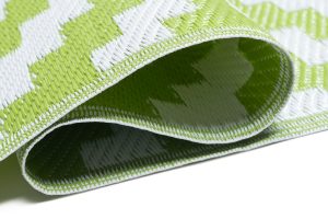 Covor Ibiza Outdoor reversibil impermeabil verde alb