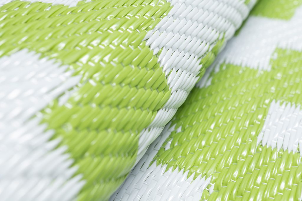 Covor Ibiza Outdoor reversibil impermeabil verde alb