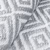 Covor Ibiza Outdoor reversibil impermeabil gri alb romburi