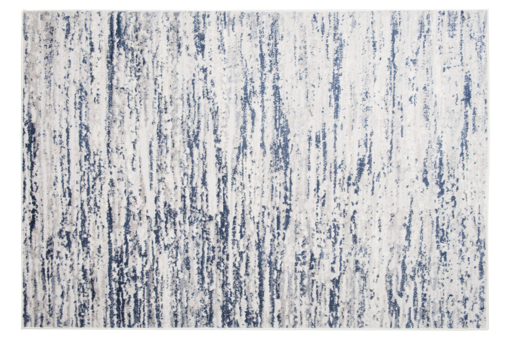 Covor Sky Albastru Crem Modern Linii
