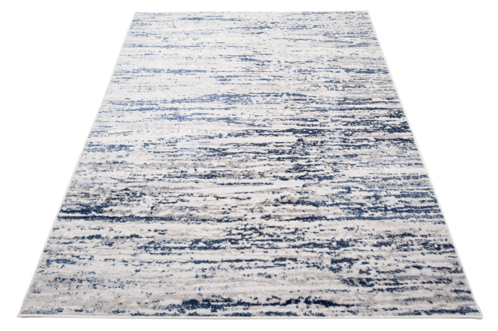 Covor Sky Albastru Crem Modern Linii