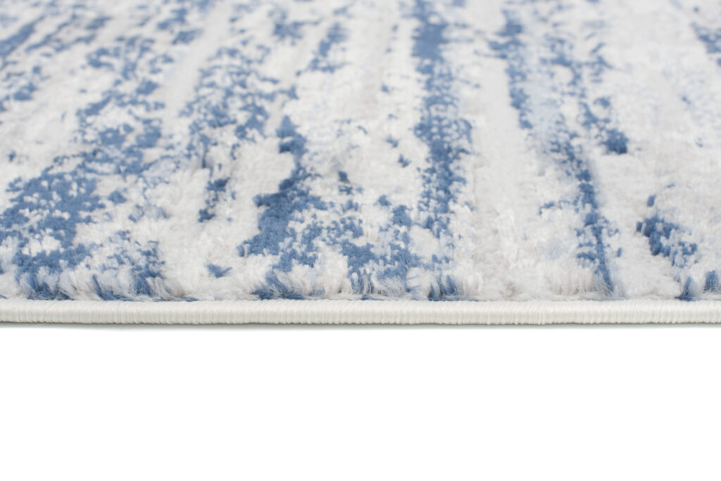 Covor Sky Albastru Crem Modern Linii