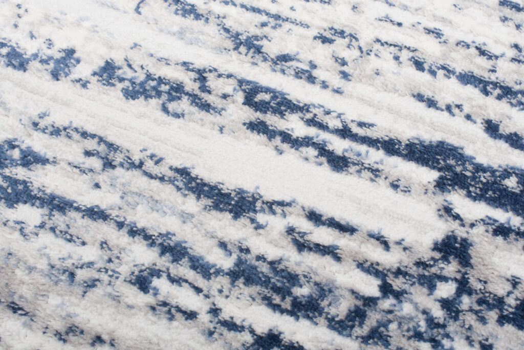 Covor Sky Albastru Crem Modern Linii