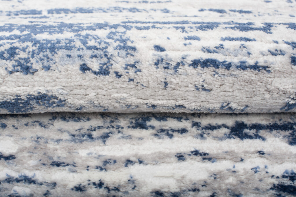 Covor Sky Albastru Crem Modern Linii