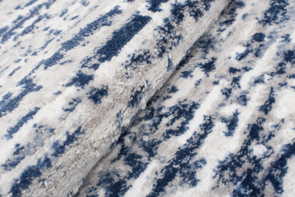 Covor Sky Albastru Crem Modern Linii