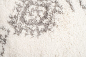 Covor Boho cu Ciucuri Crem Etnic Shaggy