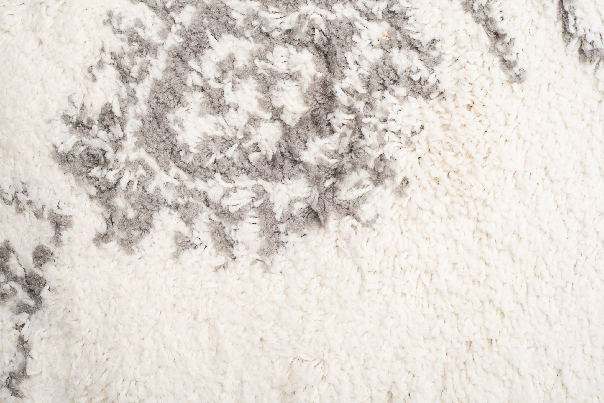 Covor Boho cu Ciucuri Crem Etnic Shaggy