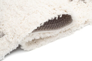 Covor Boho cu Ciucuri Crem Etnic Shaggy