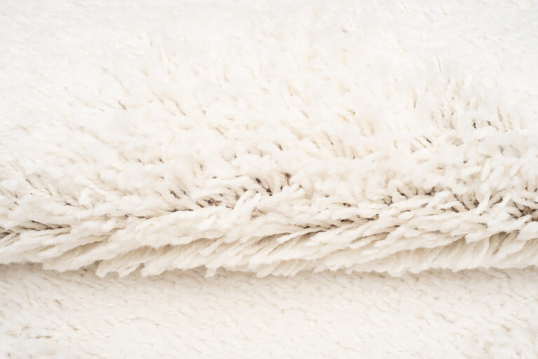 Covor Boho cu Ciucuri Crem Etnic Shaggy