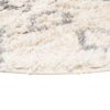 Covor Boho Rotund Crem Etnic Shaggy