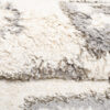 Covor Boho Rotund Crem Etnic Shaggy