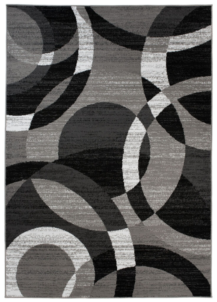 Covor Maya Gri Negru Geometric
