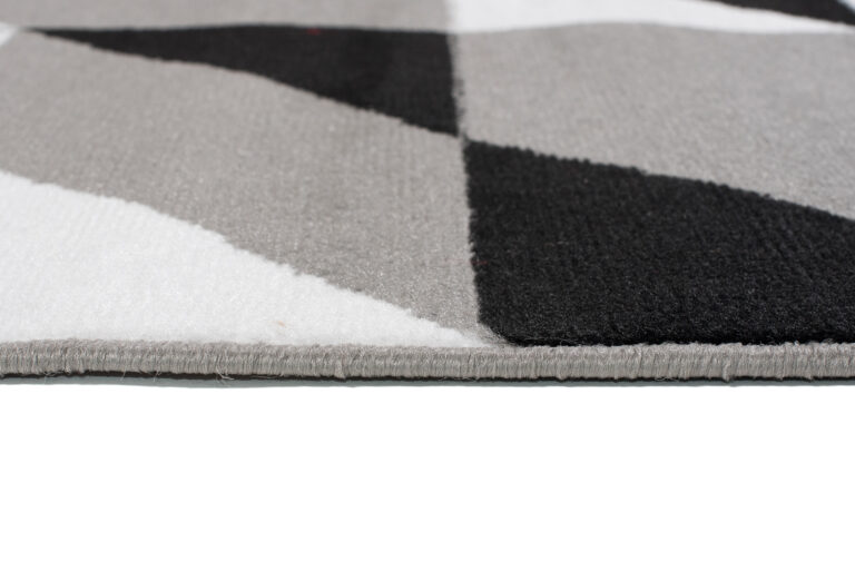 Covor Maya Gri Roșu Triunghiuri