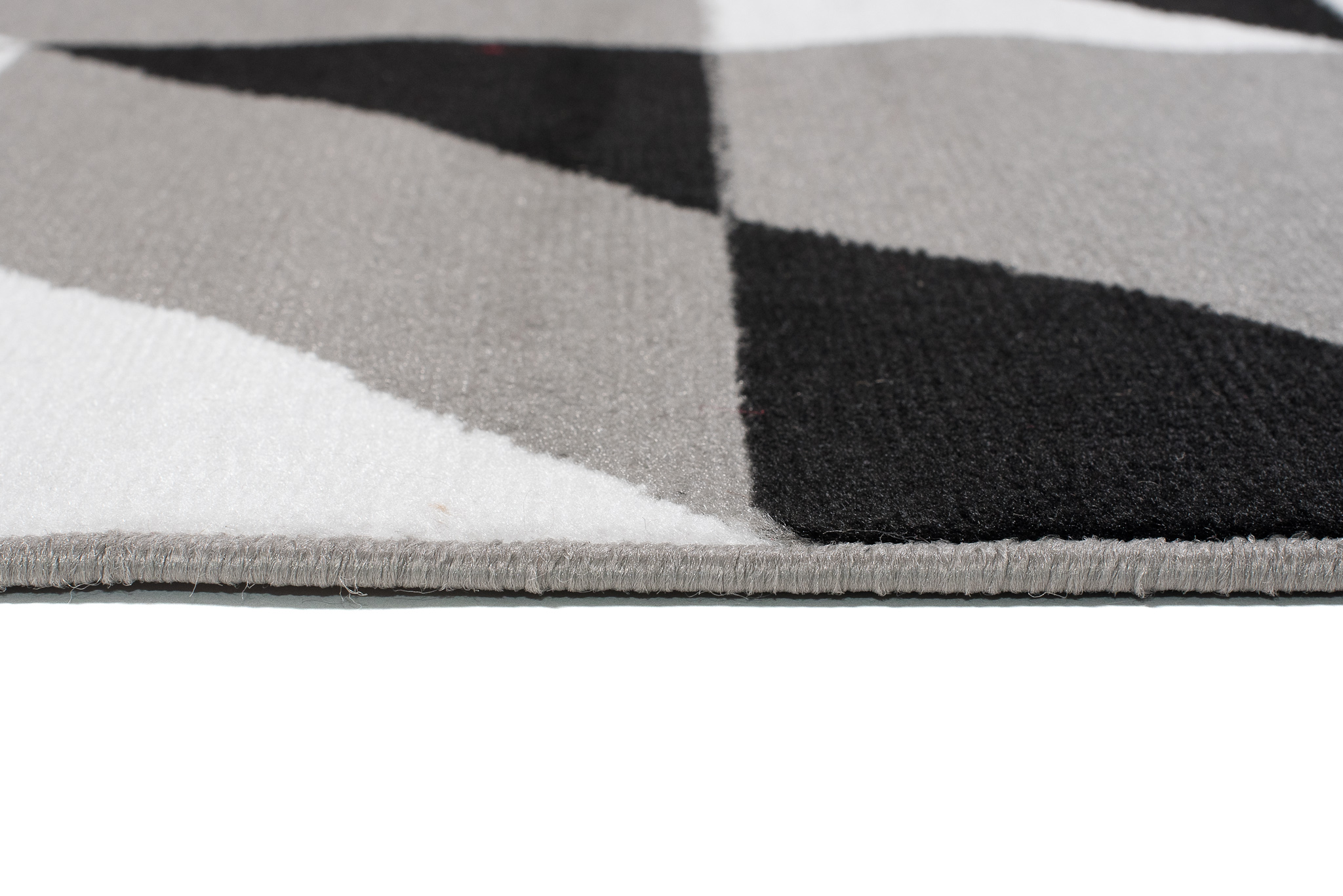 Covor Maya Gri Roșu Triunghiuri