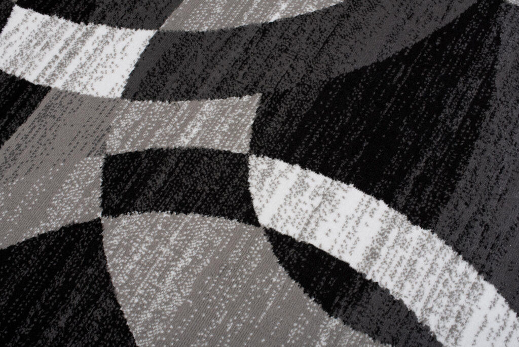 Covor Maya Gri Negru Geometric