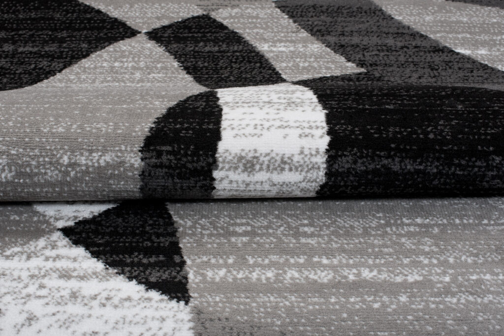 Covor Maya Gri Negru Geometric