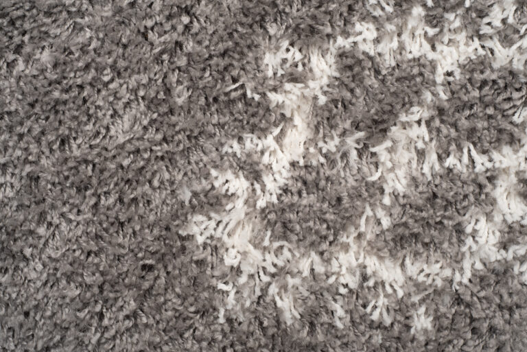 Covor Boho cu Ciucuri Gri Etnic Shaggy