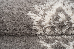 Covor Boho cu Ciucuri Gri Etnic Shaggy