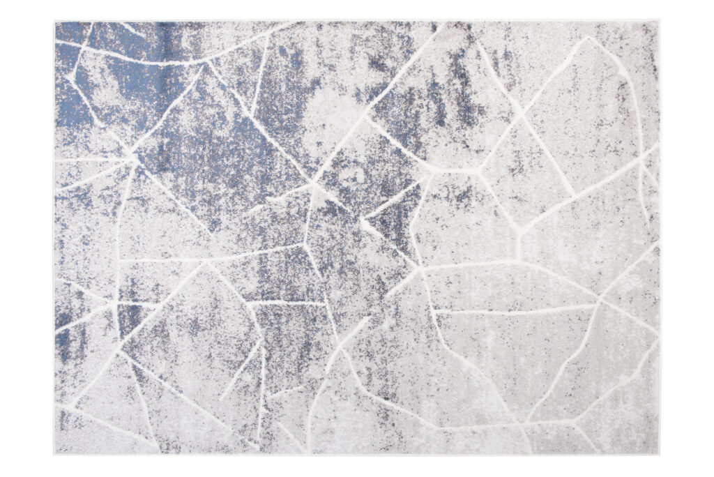 Covor Sky Gri Albastru Abstract Linii
