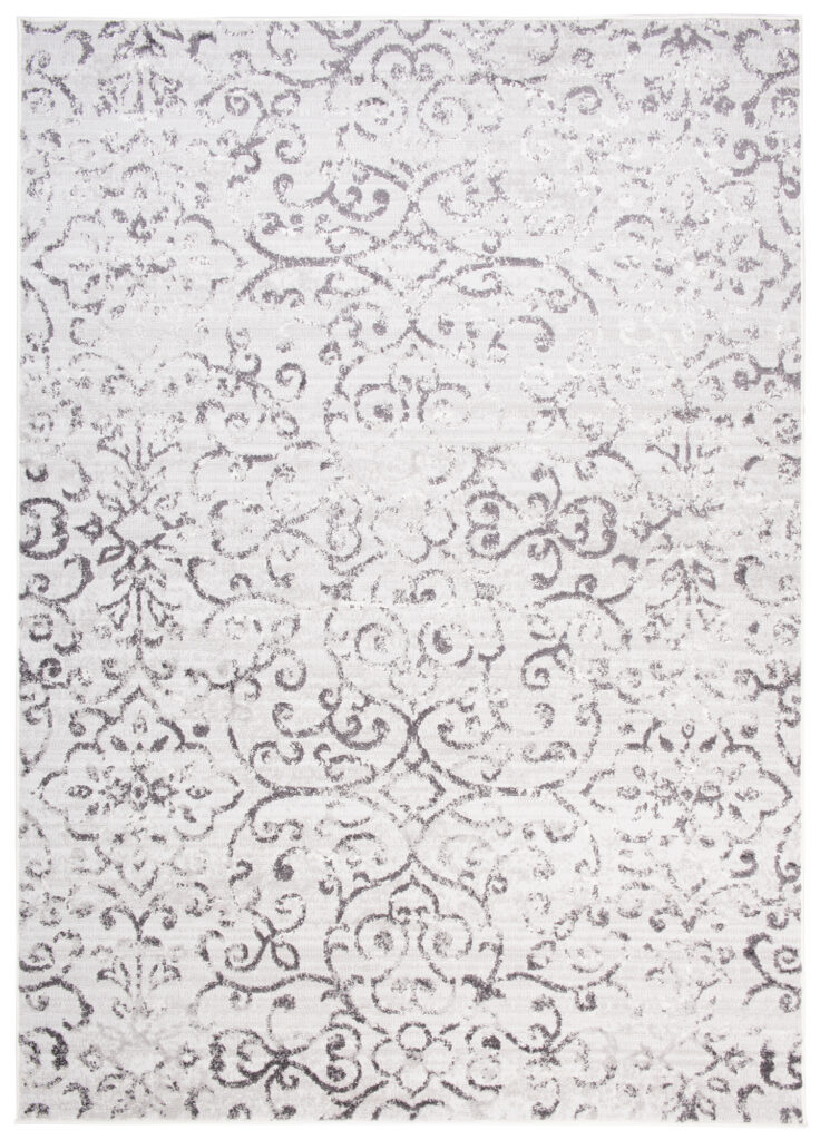 Covor Sky Gri Vintage Ornamente Florale