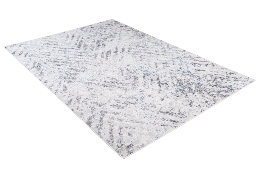 Covor Sky Gri Albastru Modern Zigzaguri