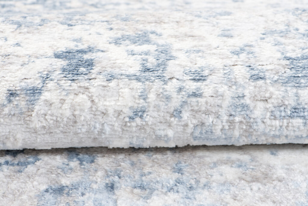 Covor Sky Albastru Geometric Diamante