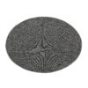 Covor Nizza Rotund Gri Modern Antiderapant