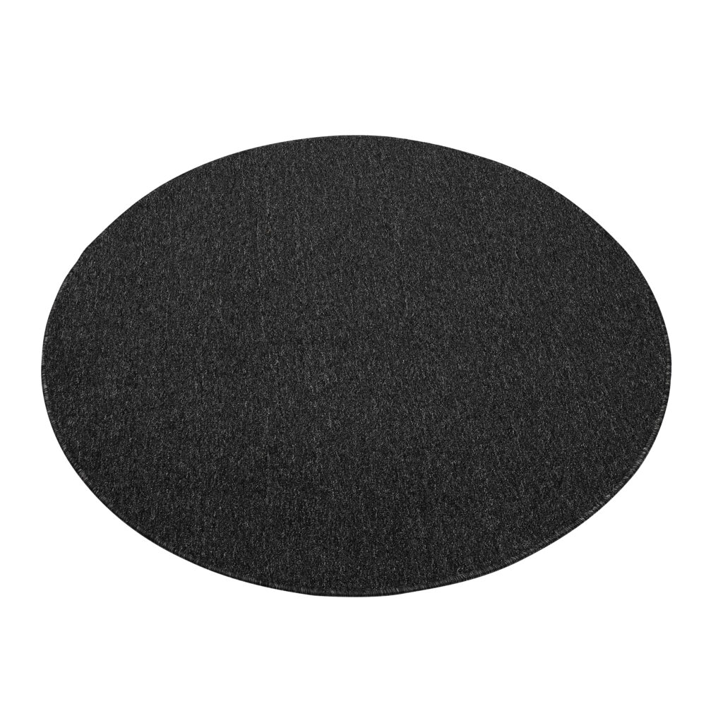 Covor Nizza Rotund Antracit Modern Antiderapant