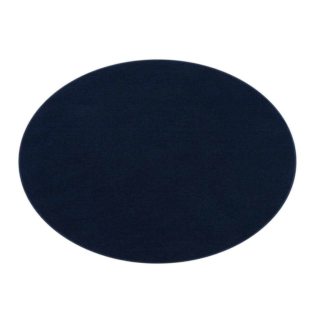 Covor Nizza Rotund Bleumarin Modern Antiderapant