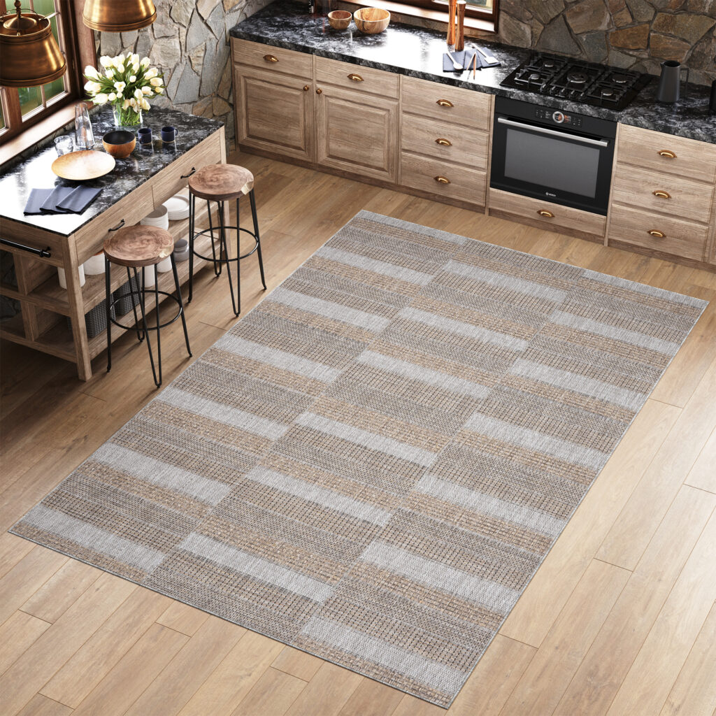 Covor Melissa Maro Negru Etnic Interior Exterior
