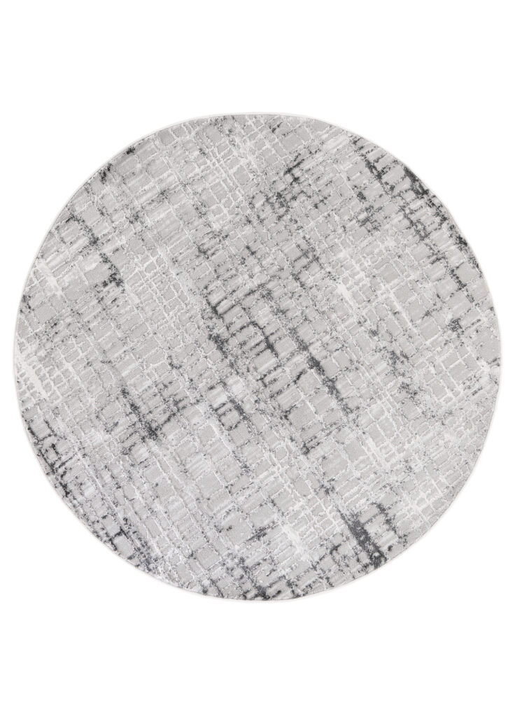 Covor Sky Rotund Gri Modern Carouri