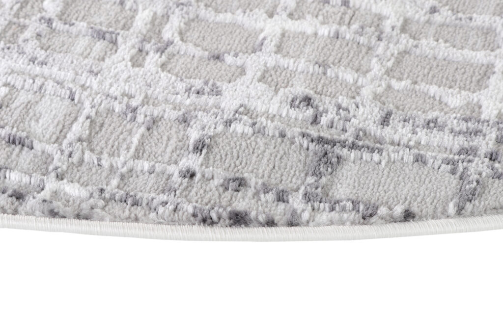 Covor Sky Rotund Gri Modern Carouri