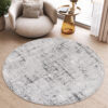 Covor Sky Rotund Gri Modern Carouri