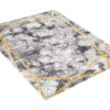 Covor Shine Gri Auriu Modern Linii Efect 3D