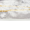Covor Shine Gri Auriu Modern Linii Efect 3D