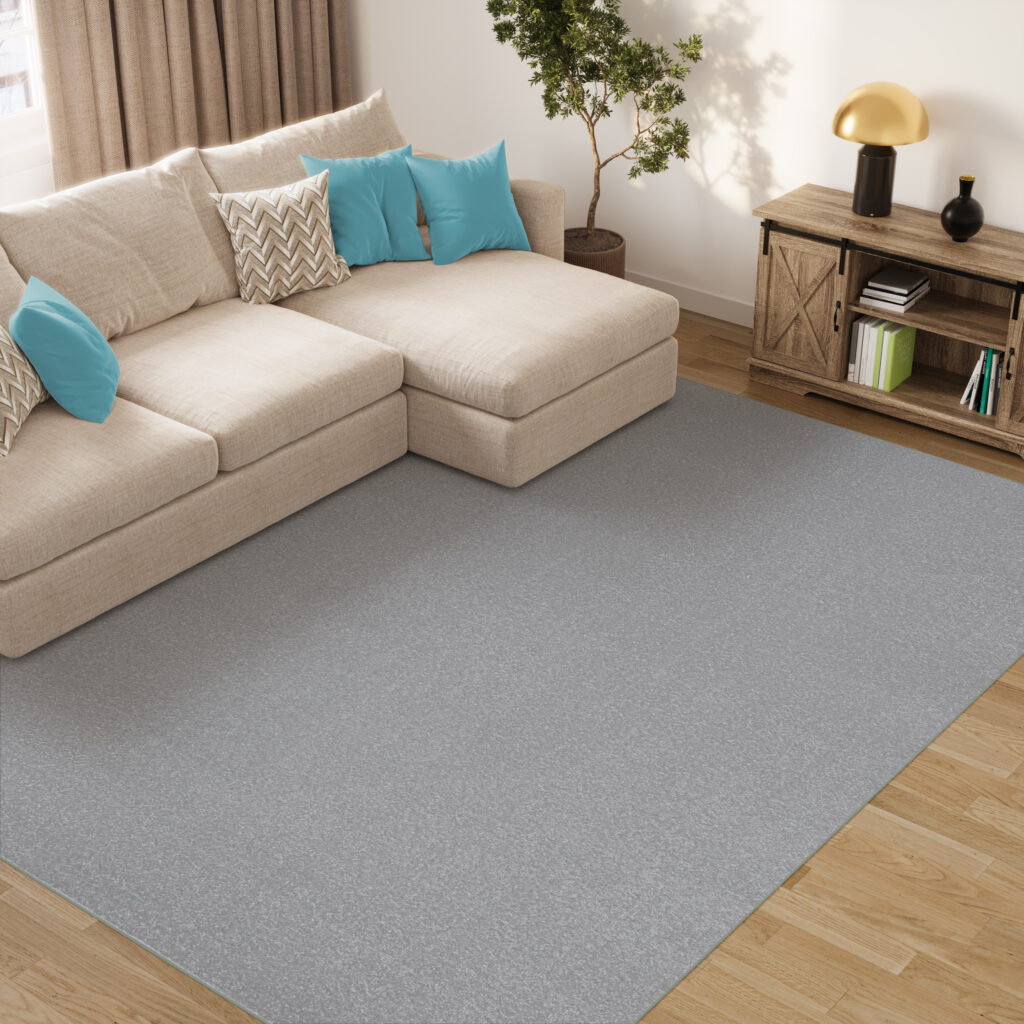 Covor Mono Interior Exterior Gri Deschis
