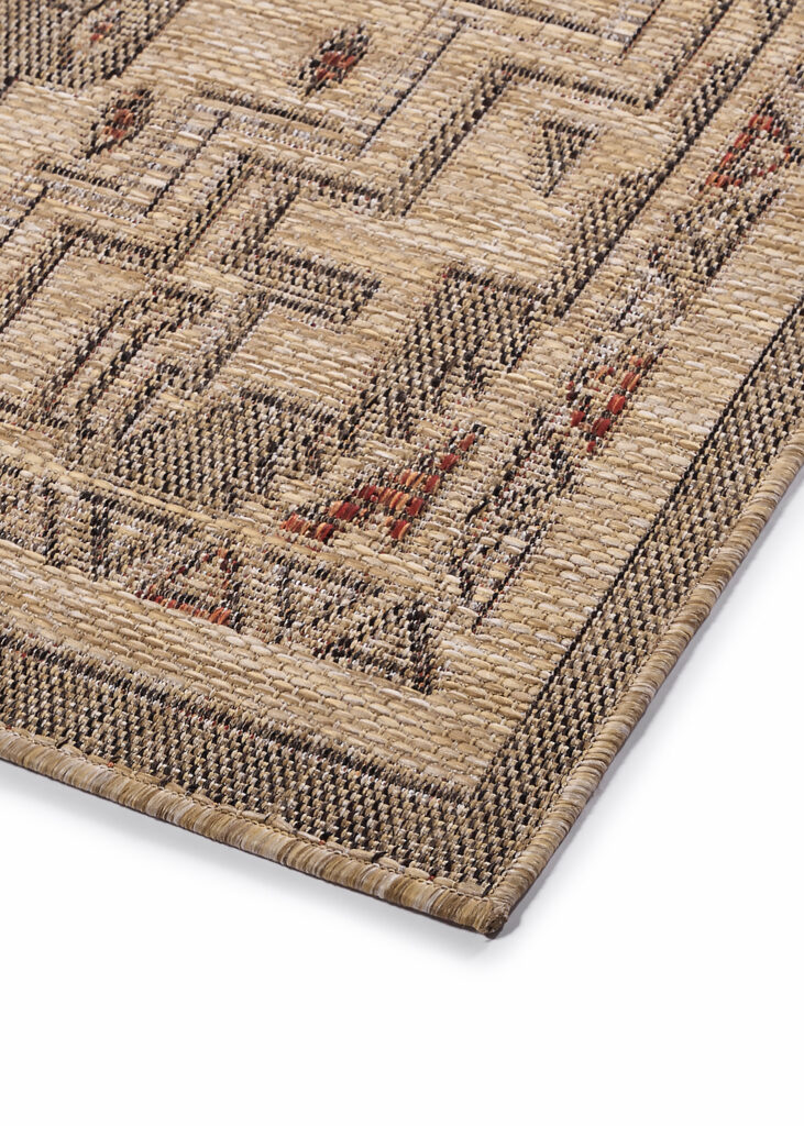 Covor de Exterior Yucana Bej Vintage
